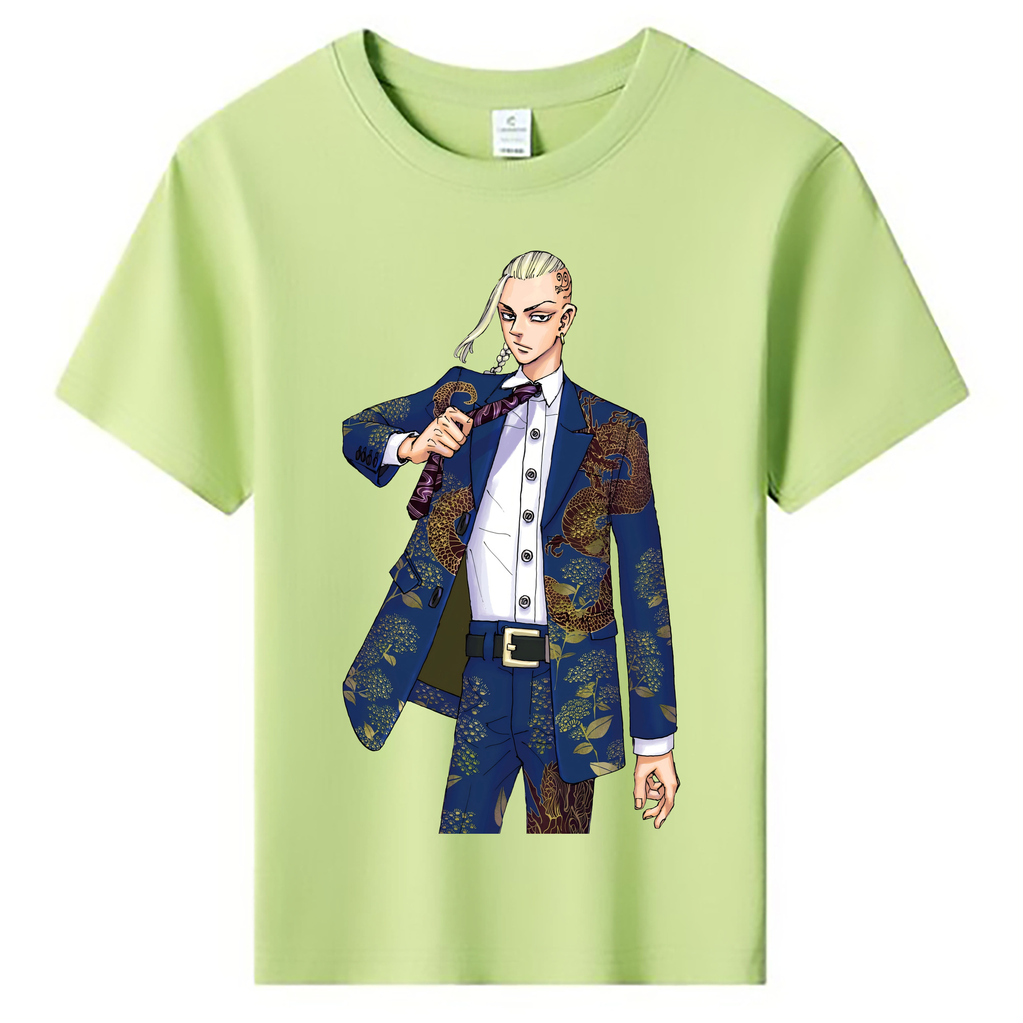 （画像用） 東京リベンジャーズ Tokyo Revengers 綿100％キッズTシャツ（フロントプリント）